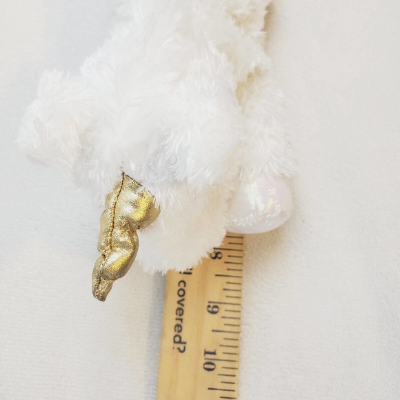 Aurora Unicorn Plush Girl's 9" White/Gold Stuffed Animal Toy Collectible - Picture 7 of 7